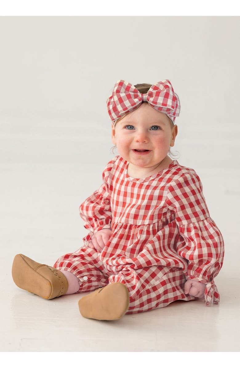 Mabel + Honey Tis' the Season Romper, Alternate, color, Red