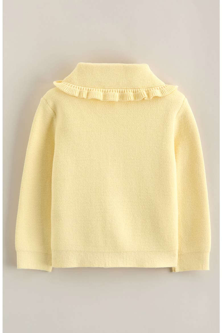 Sweet Collar Cardigan, Alternate, color, YELLOW PASTEL