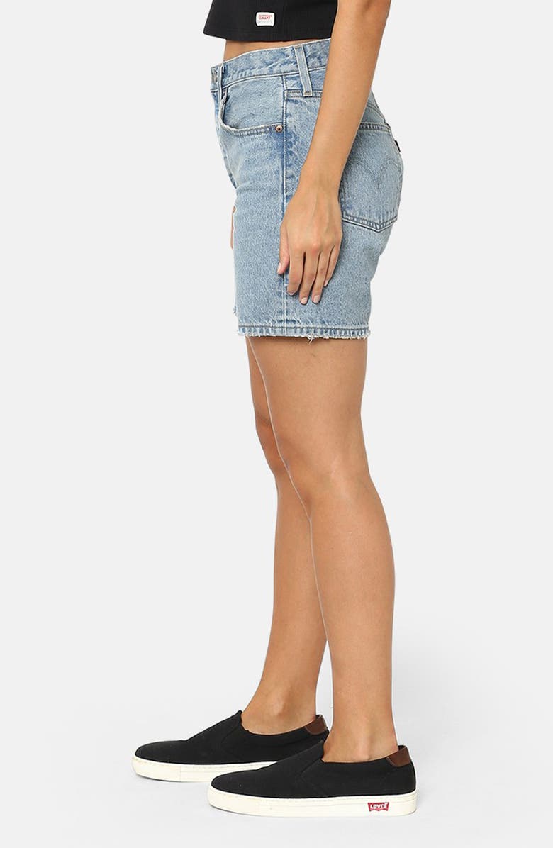 Levi's<sup>®</sup> 501<sup>®</sup> Mid Thigh Denim Shorts, Alternate, color,