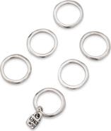 UNODE50 Sterling Silver-Plated Multi-Ring
