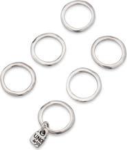 UNODE50 Sterling Silver-Plated Multi-Ring