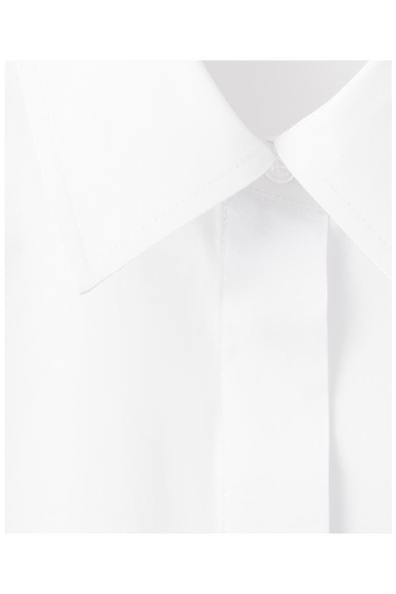 Crop Button-Up Shirt, Alternate, color, OFF WHITE