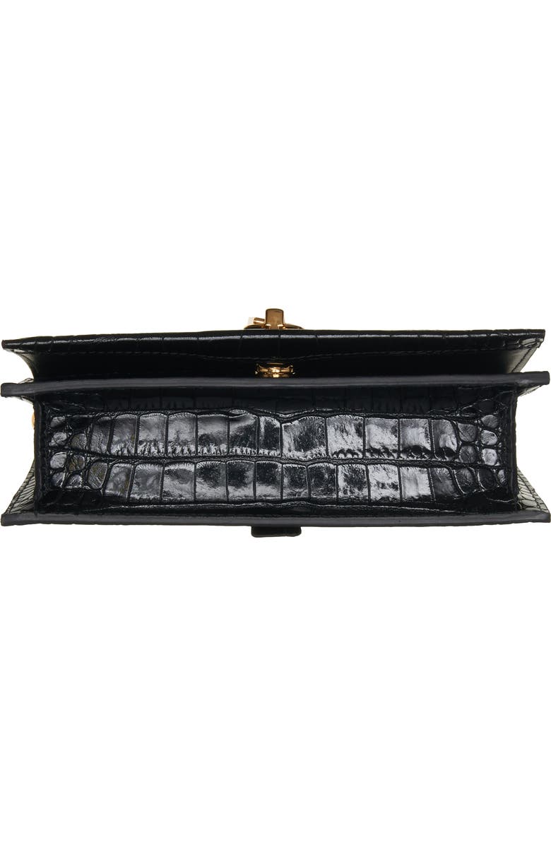 TOM FORD Mini Jennifer Croc Embossed Leather Shoulder Bag, Alternate, color,