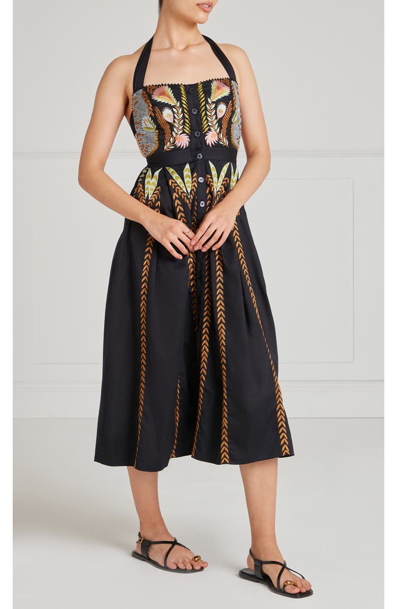 Temperley London Juniper Dress, Alternate, color, Black