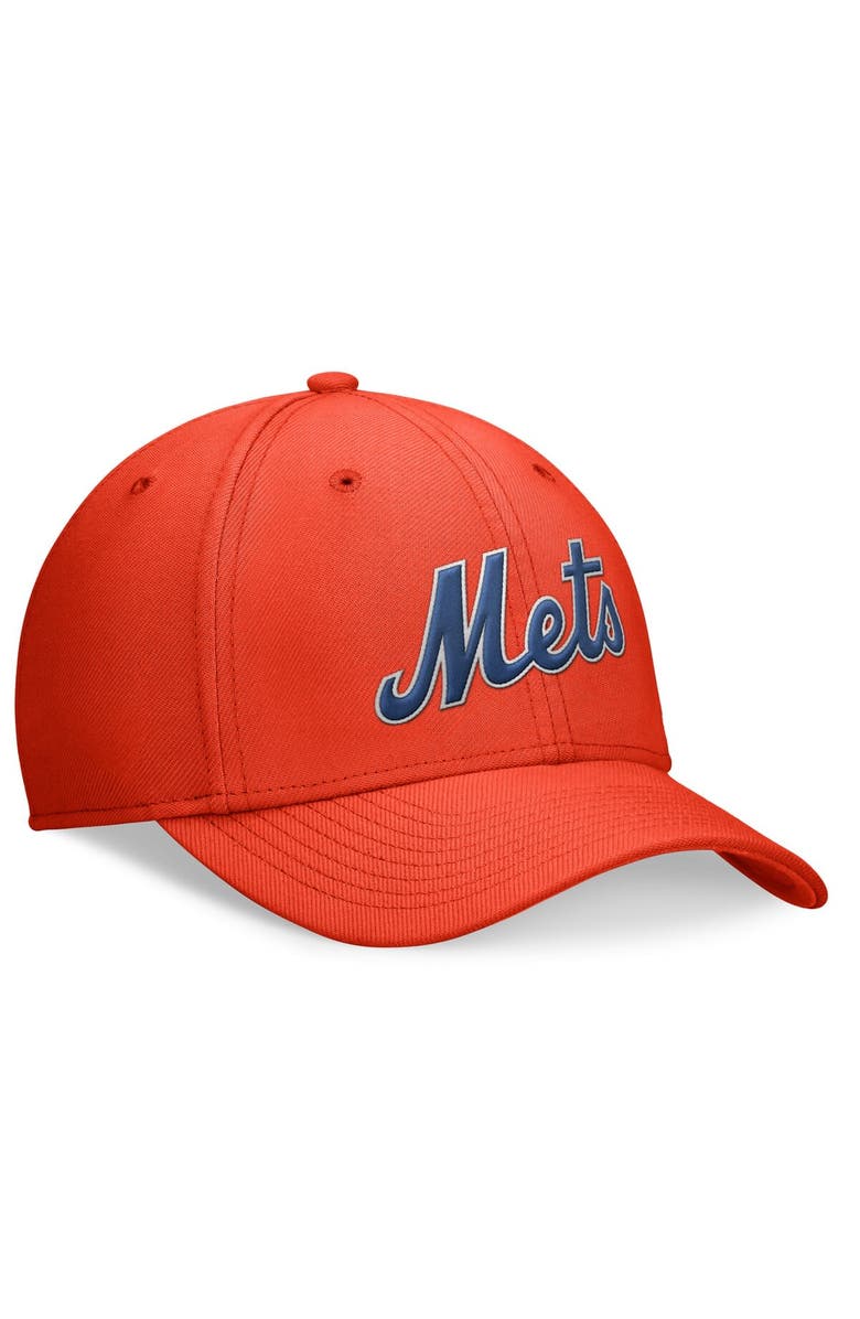 Nike Men's Nike Orange New York Mets Evergreen Performance Flex Hat, Alternate, color, 