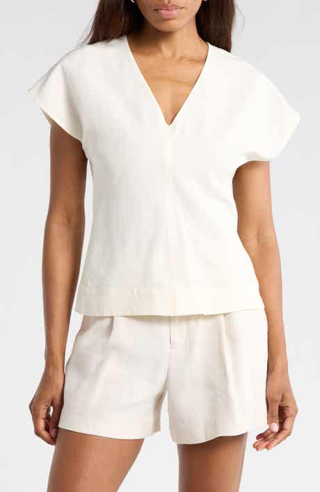 A.L.C. Fay V-Neck Top