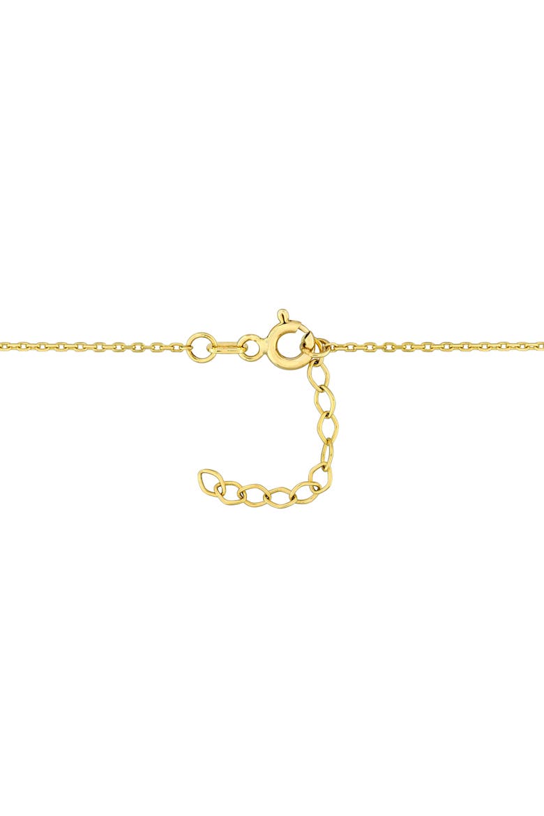 Cultured Pearl Heart Lariat Necklace 10k, Alternate, color, Pearl