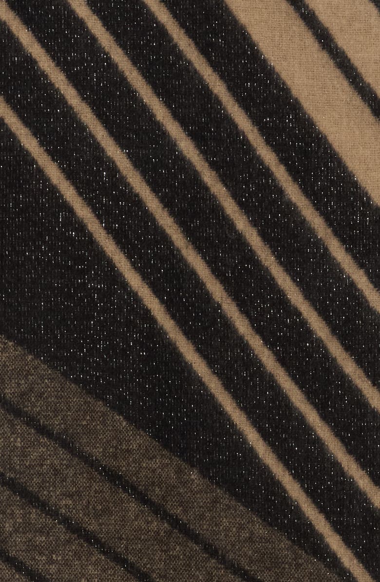 Tasha Abstract Scarf, Alternate, color, Black Multi