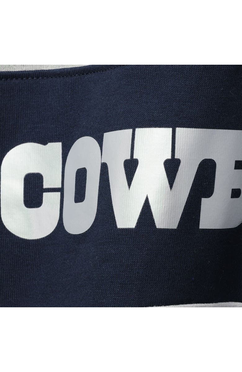 Tommy Hilfiger Men's Tommy Hilfiger Heathered Gray Dallas Cowboys Rugby Long Sleeve Polo, Alternate, color, Gray