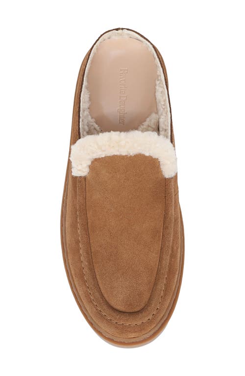 Favorite Daughter Sunny Faux Shearling Platform Clog In Animal Print