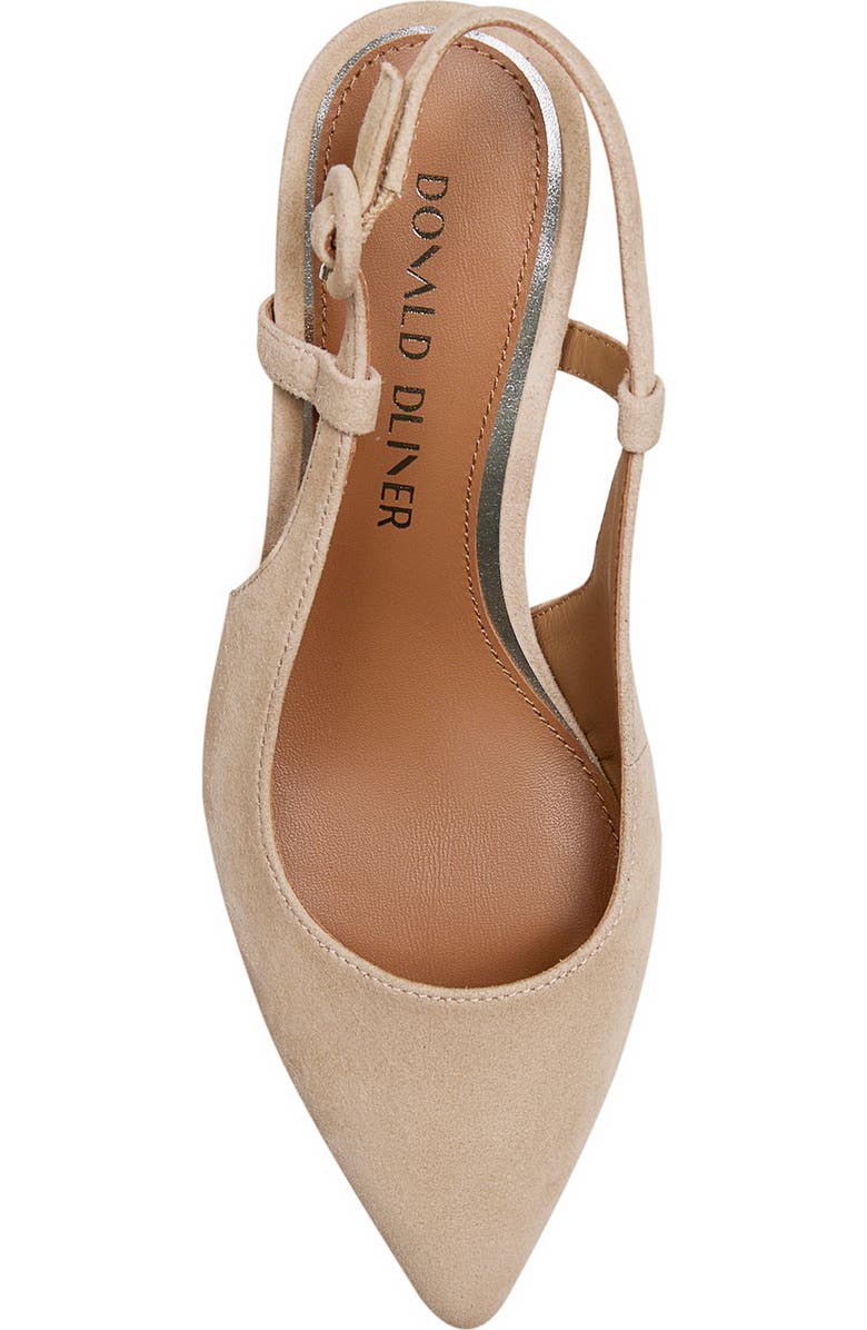 Donald Pliner Song Slingback Pointed Toe Pump, Alternate, color, Camel