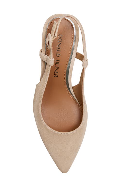 Shop Donald Pliner Song Slingback Pointed Toe Pump In Camel