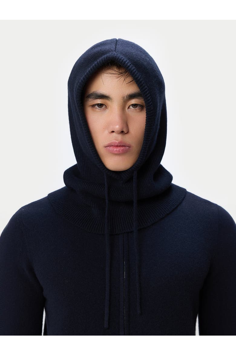 Essential Cashmere Balaclava, Alternate, color, navy blazer