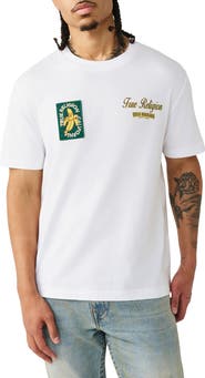 True Religion Orchard Stamps Heavyweight Cotton Graphic T-Shirt