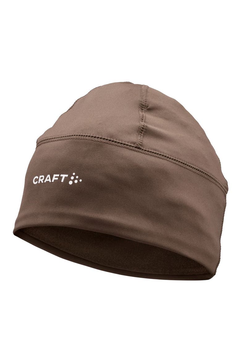 Windblock Fleece Beanie, Main, color, PLUM TAUPE