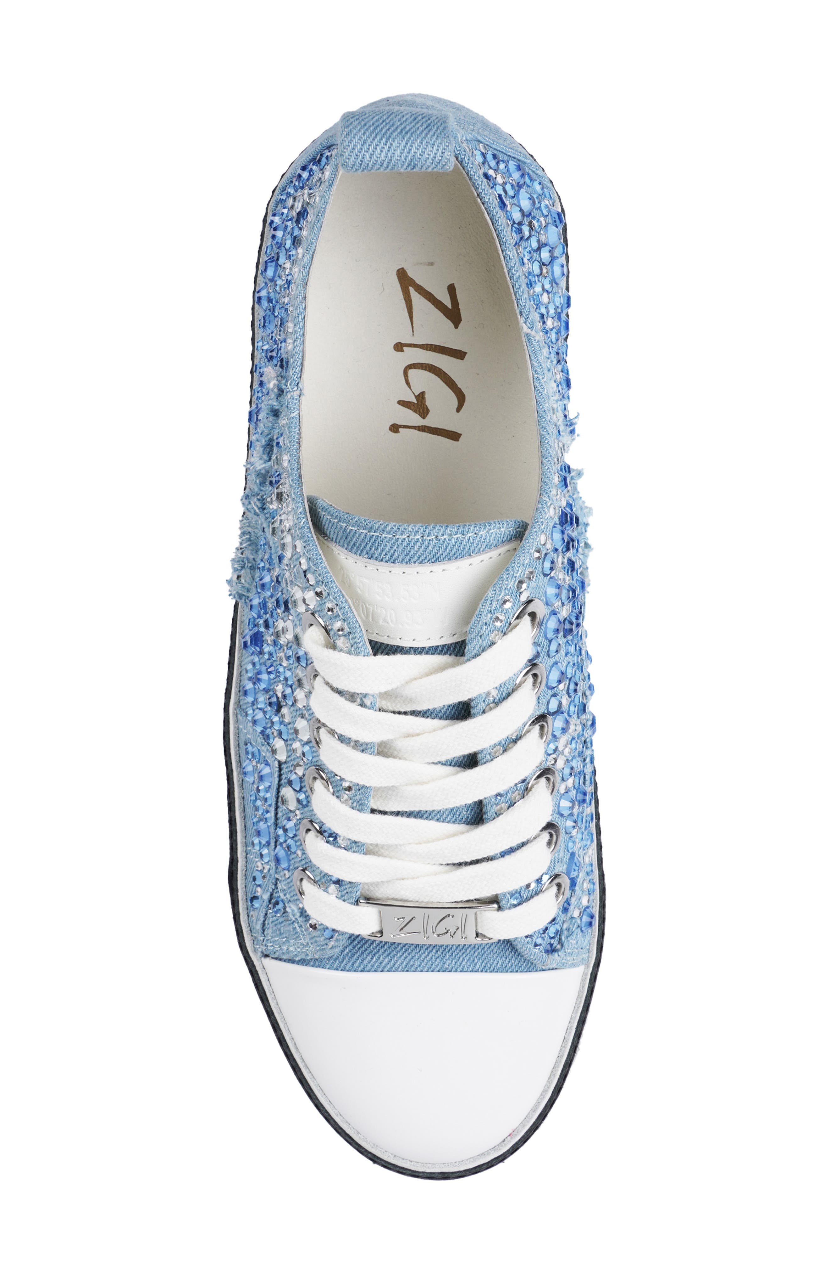 ZIGI Koralay-2 Embellished Platform Sneaker, Alternate, color, Blue/ Multi