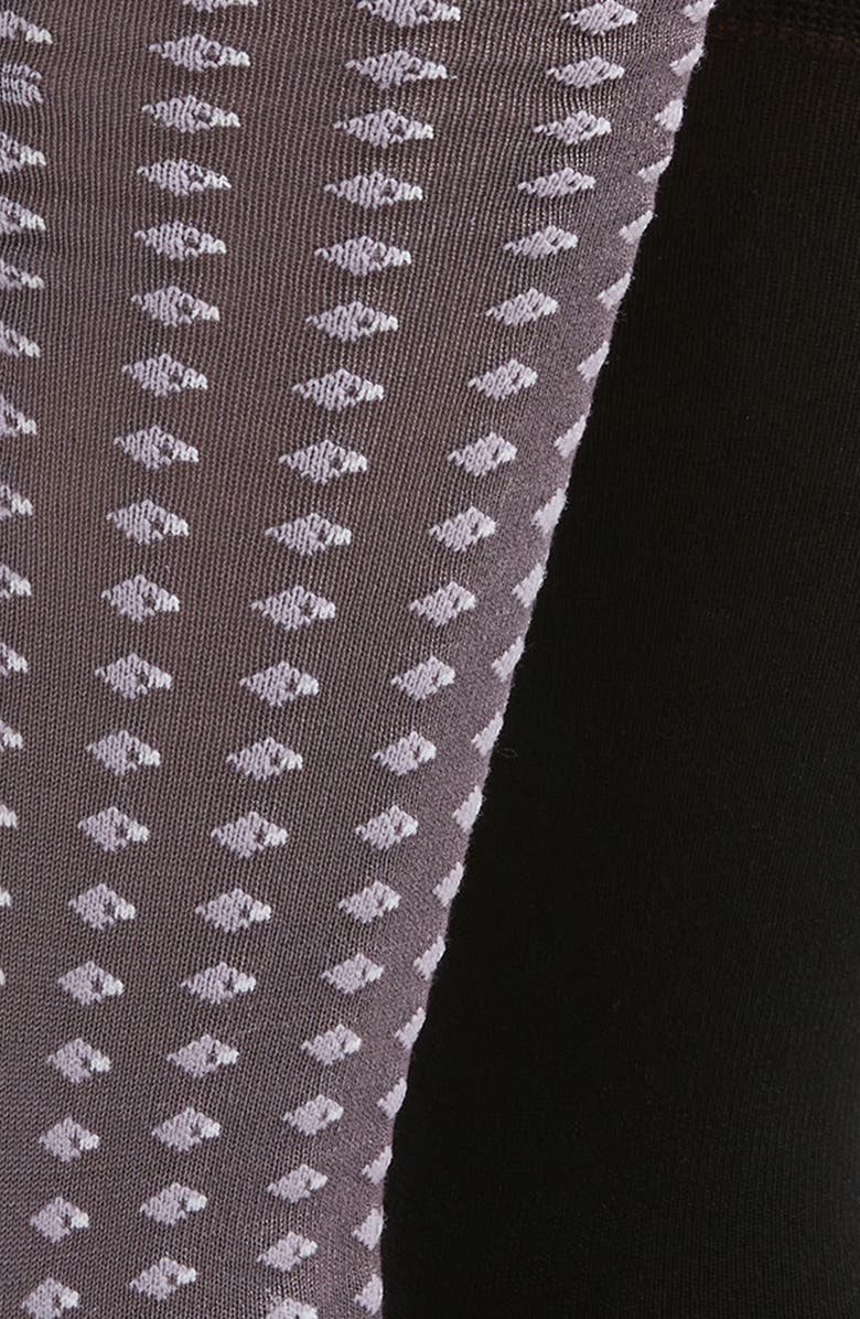 BOSS Assorted 2-Pack Cotton Blend Dress Socks, Alternate, color, Open Purple