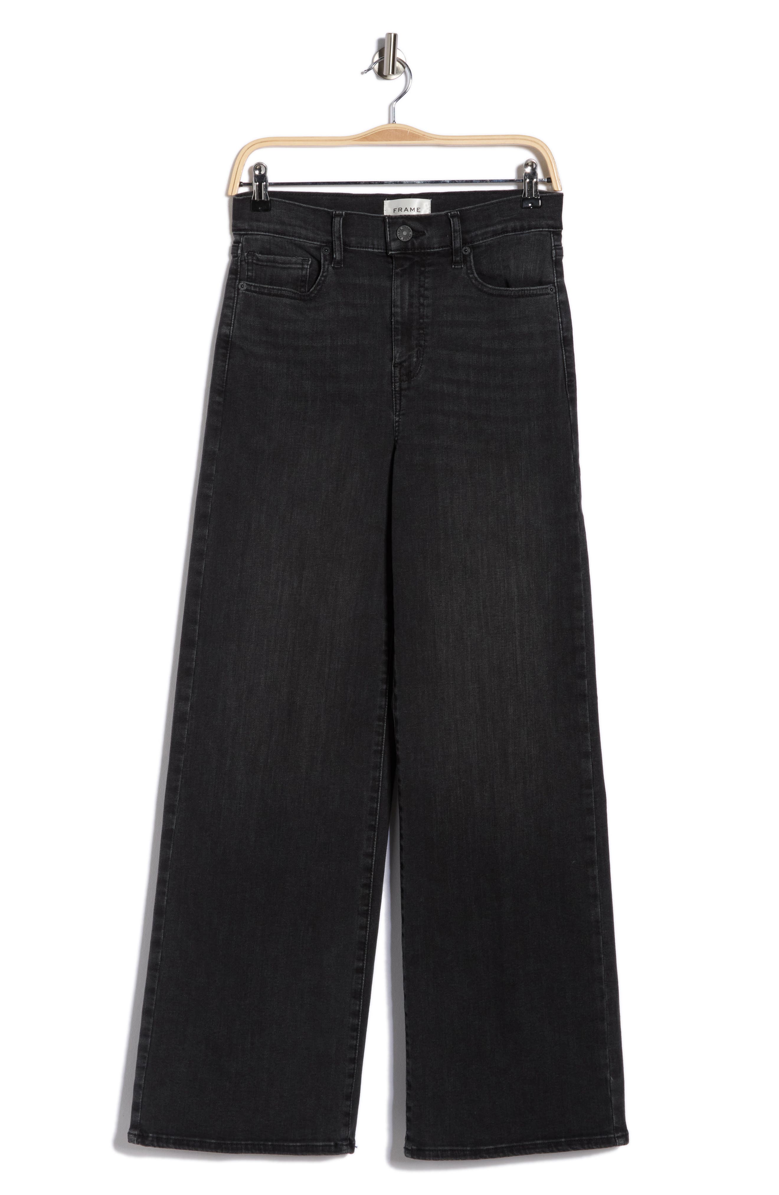 FRAME The High Waist Wide Leg Jeans