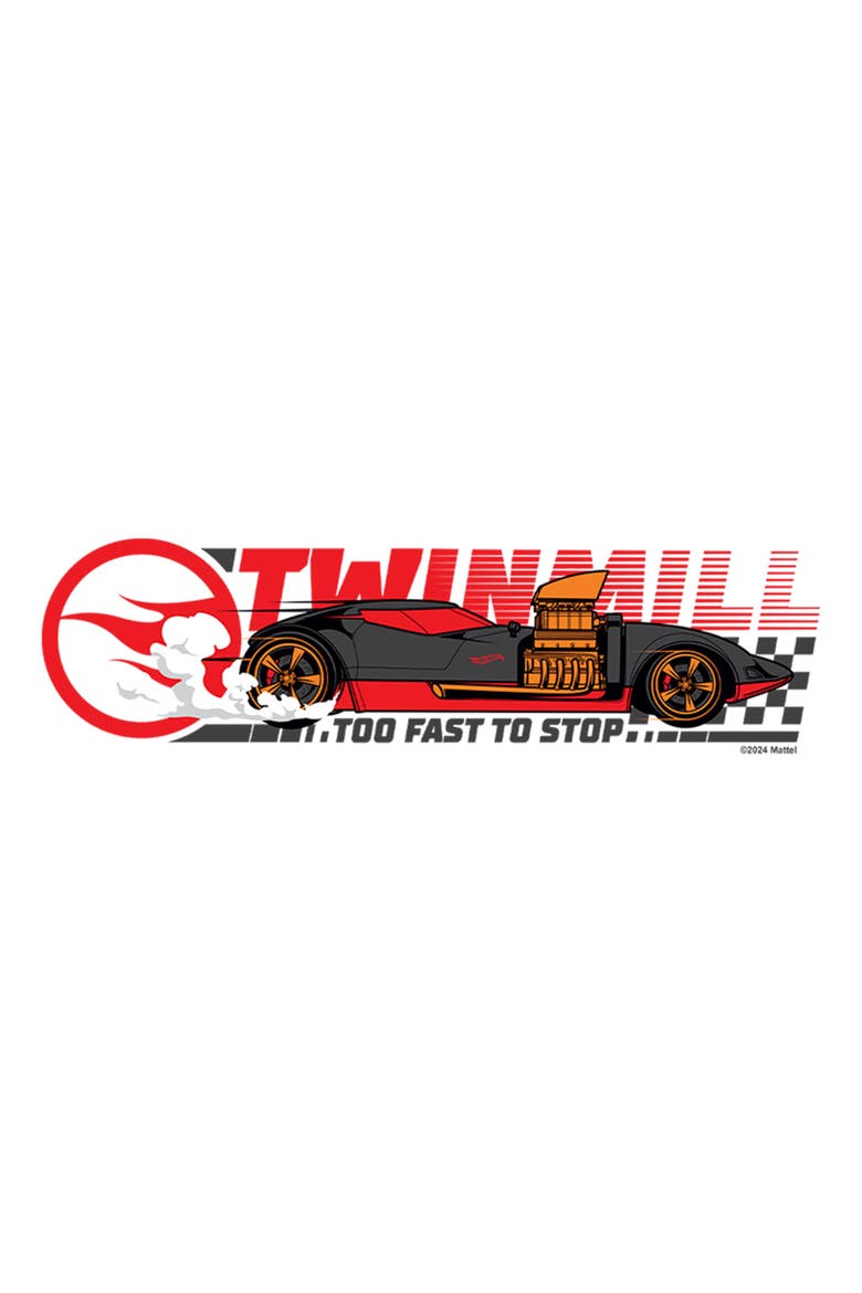 Boy's Hot Wheels Twin Mill Too Fast to Stop  Graphic T-Shirt, Alternate, color, White