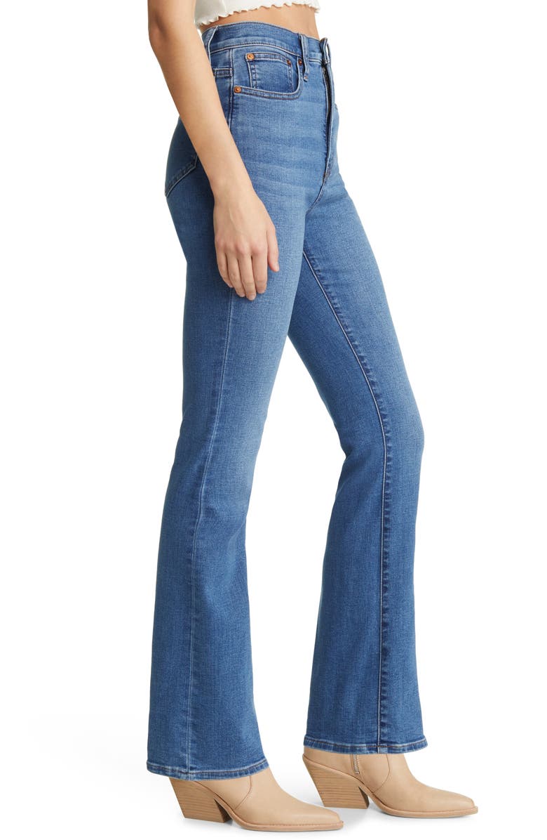 Madewell Skinny Flare Jeans, Alternate, color, 