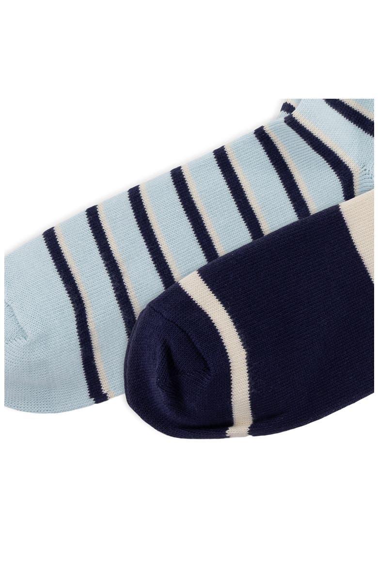 Shirting Pattern Assorted 2-Pack Crew Socks, Alternate, color, NAVY
