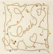 COACH Charms Silk Scarf