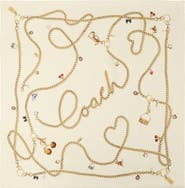 COACH Charms Silk Scarf