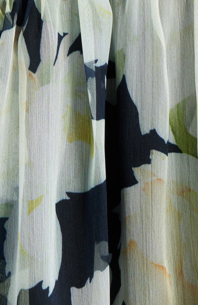 Lulus Remi Floral Strapless Corset Maxi Dress, Alternate, color, Black Floral