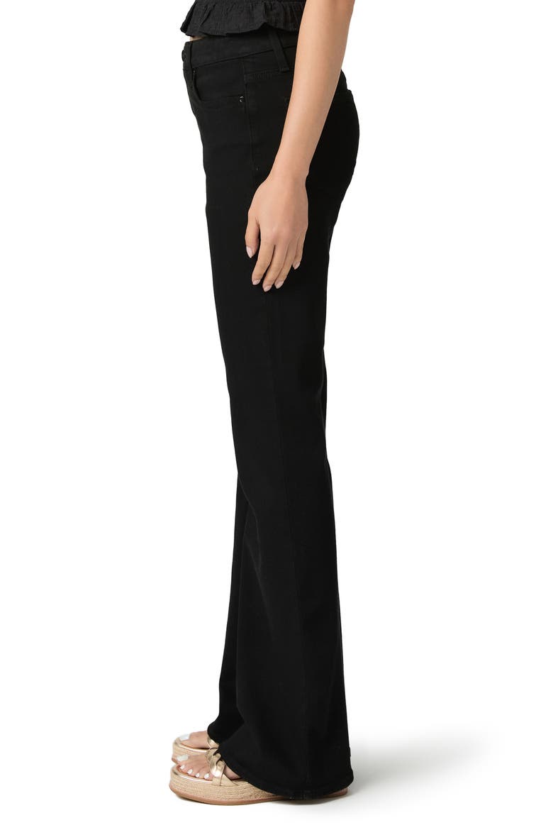 Laurel Canyon High Waist Bootcut Jeans, Alternate, color, BLACK SHADOW
