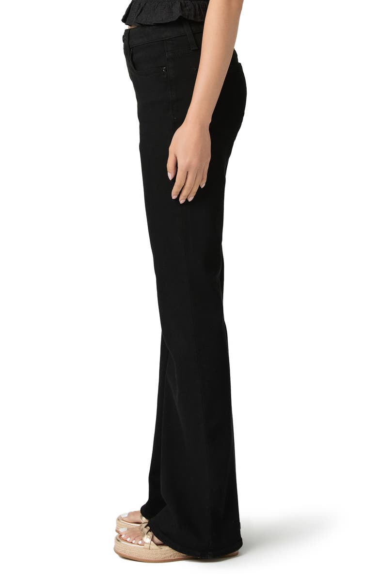 PAIGE Laurel Canyon High Waist Bootcut Jeans, Alternate, color, Black Shadow