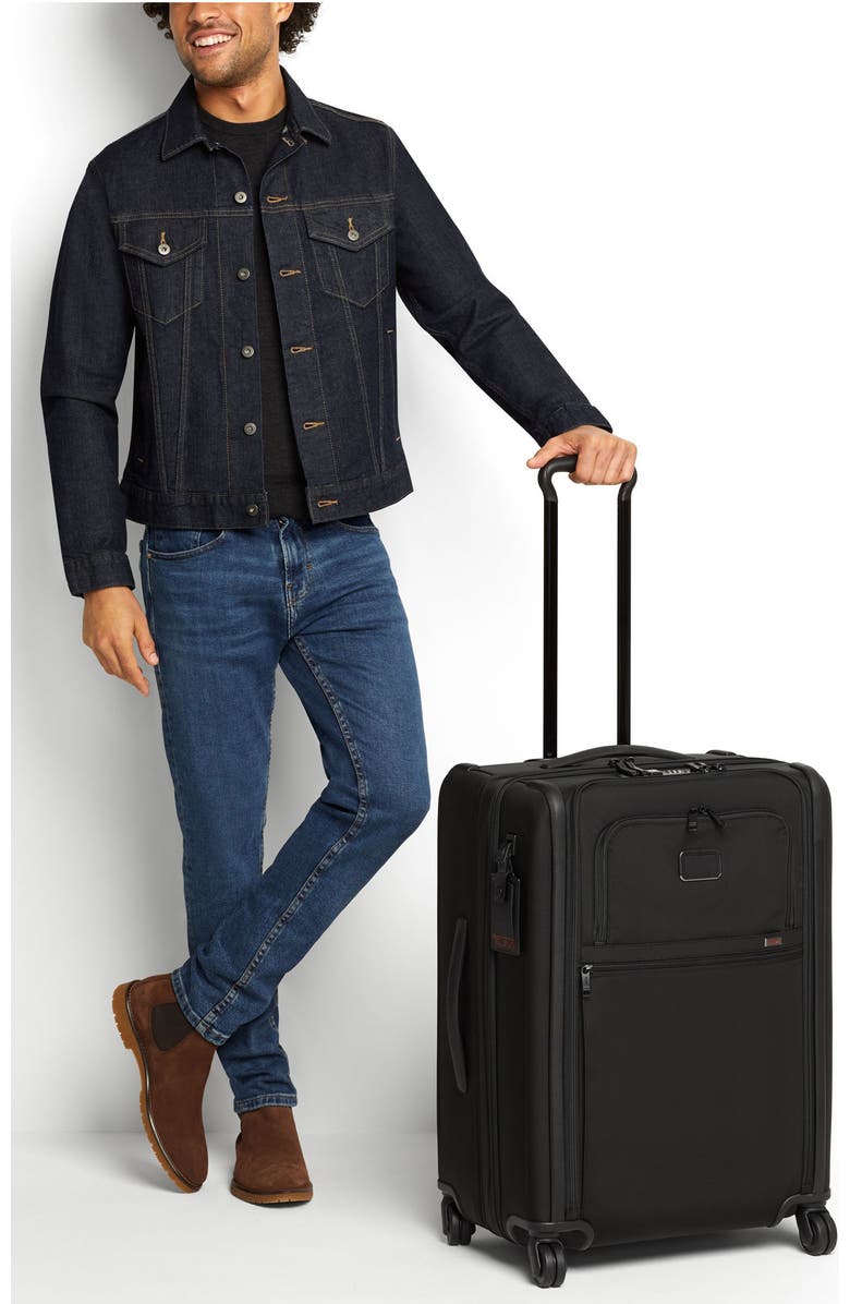 TUMI Short Trip 26-Inch Expandable 4-Wheel Packing Case, Alternate, color, Black/ Gold