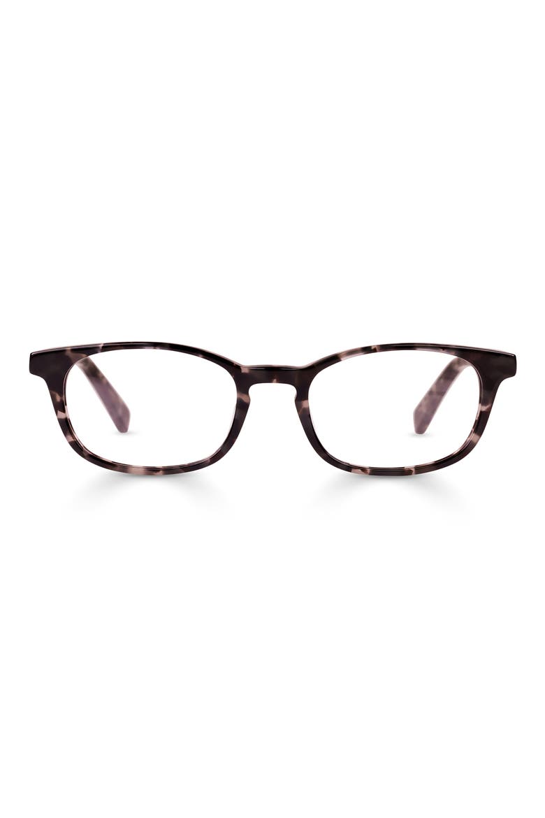 On Board 47mm Rectangular Reading Glasses, Main, color, BLACK TORTOISE