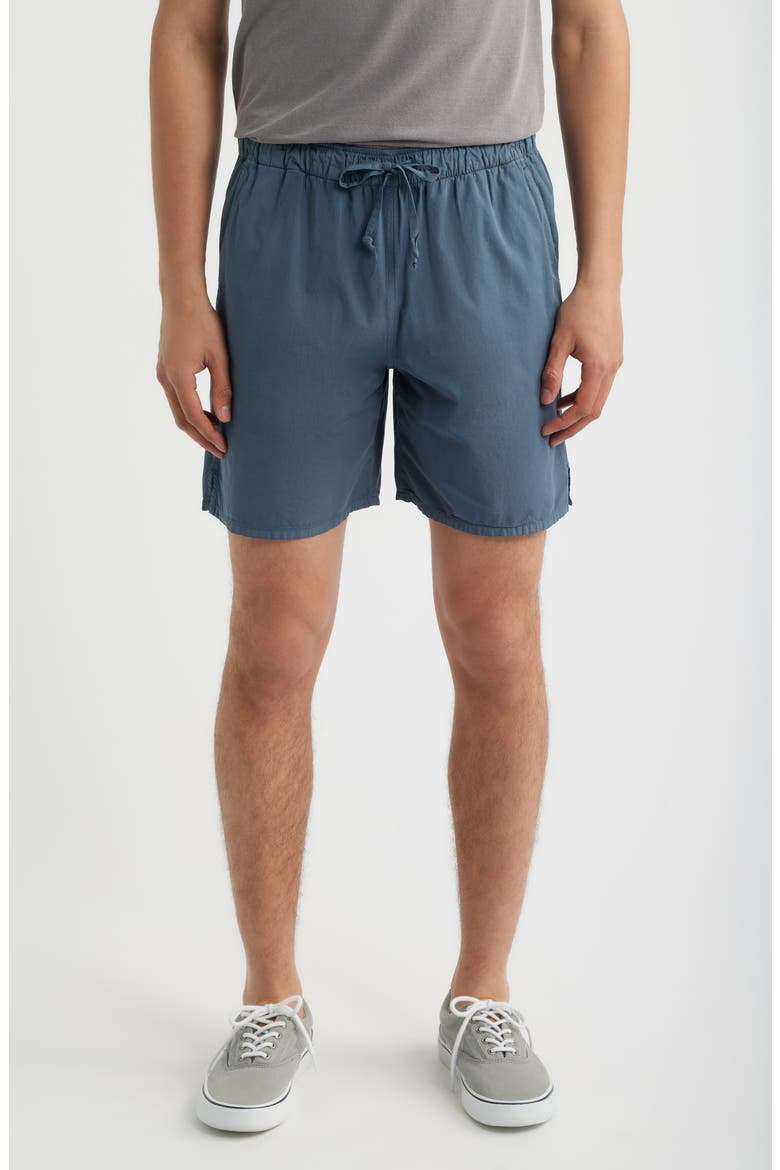 Air Organic Cotton Drawstring Shorts, Main, color, LAKE