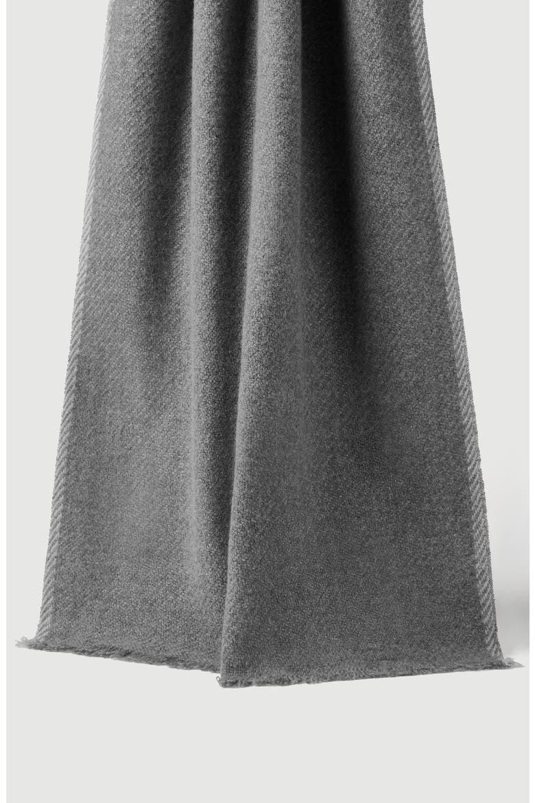 Cashmere scarf, Main, color, Medium Grey