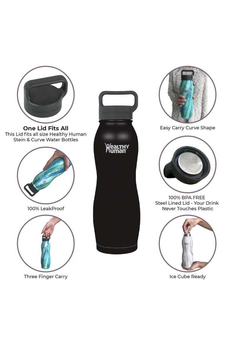The Curve Water Bottle 21 oz, Alternate, color, Glacier