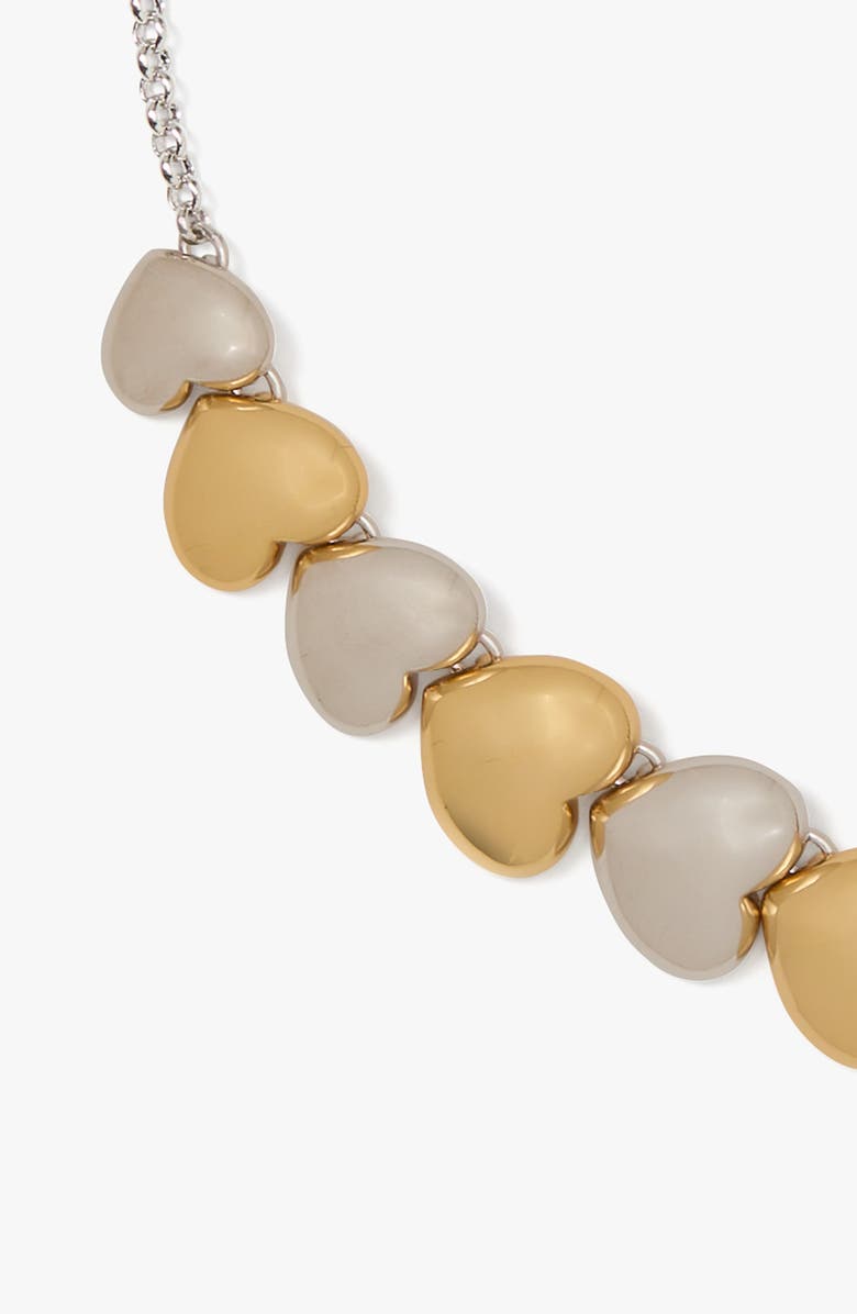 Kate Spade New York heart statement necklace, Alternate, color, 