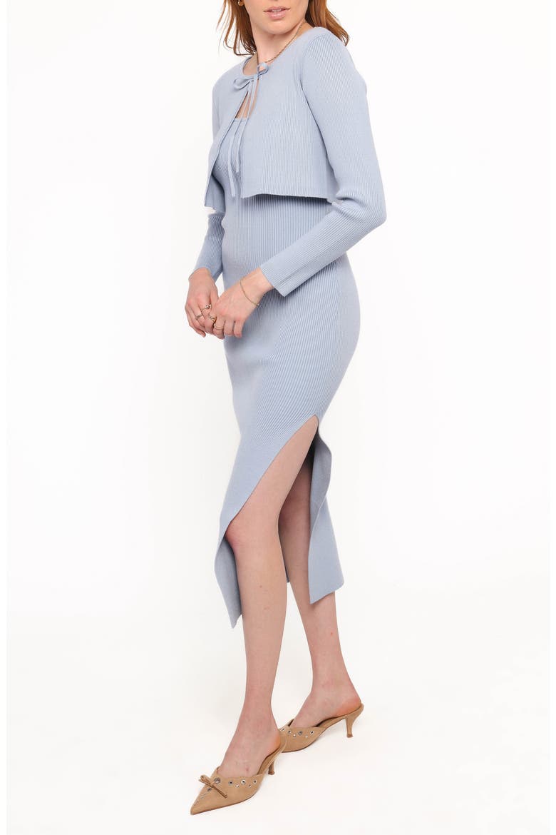 Tagum Midi Dress & Jacket, Alternate, color, BLUE