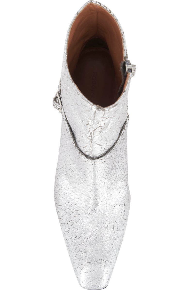 BCBGMAXAZRIA Ravi Block Heel Bootie, Alternate, color, Silver