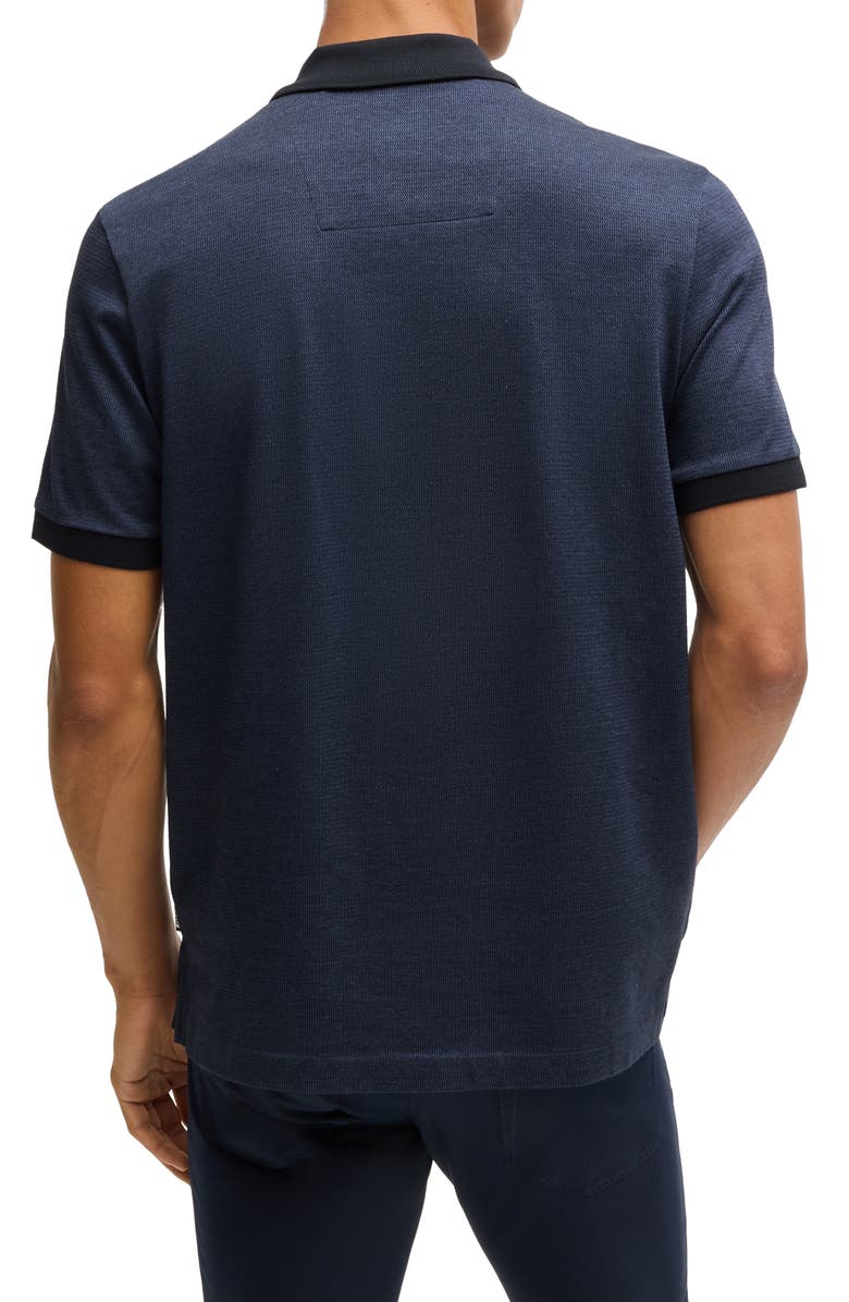BOSS Parlay Cotton Piqué Polo, Alternate, color, Dark Blue