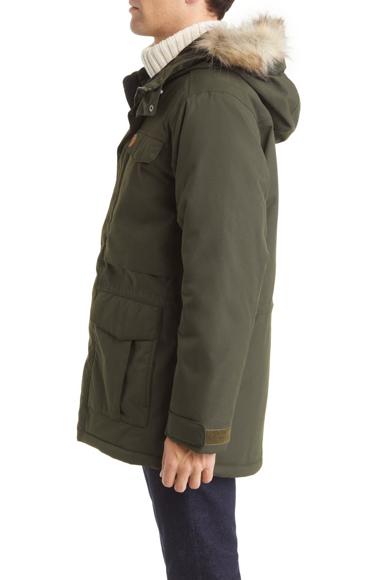 Fjällräven Nuuk Parka with Faux Fur Trim, Alternate, color, 