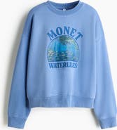 H&M Oversized Print-motif Sweatshirt