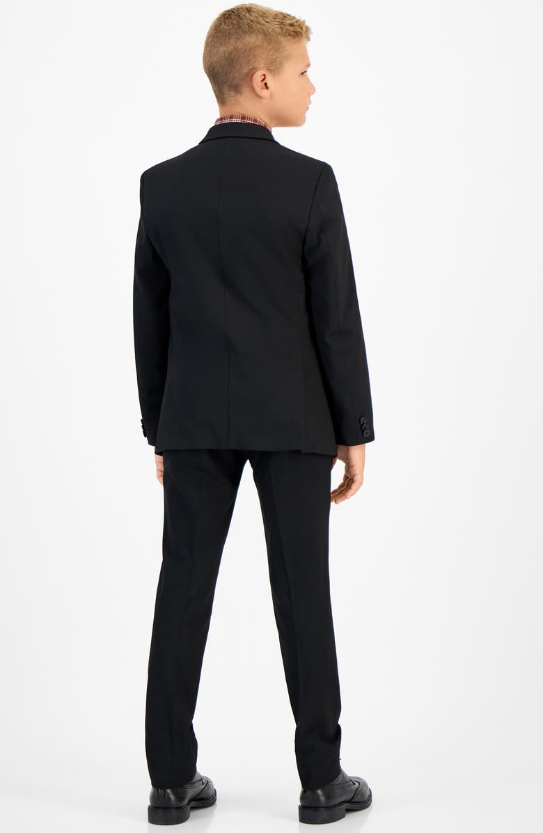 Michael Kors Kids' Solid Stretch Suit, Alternate, color, Black