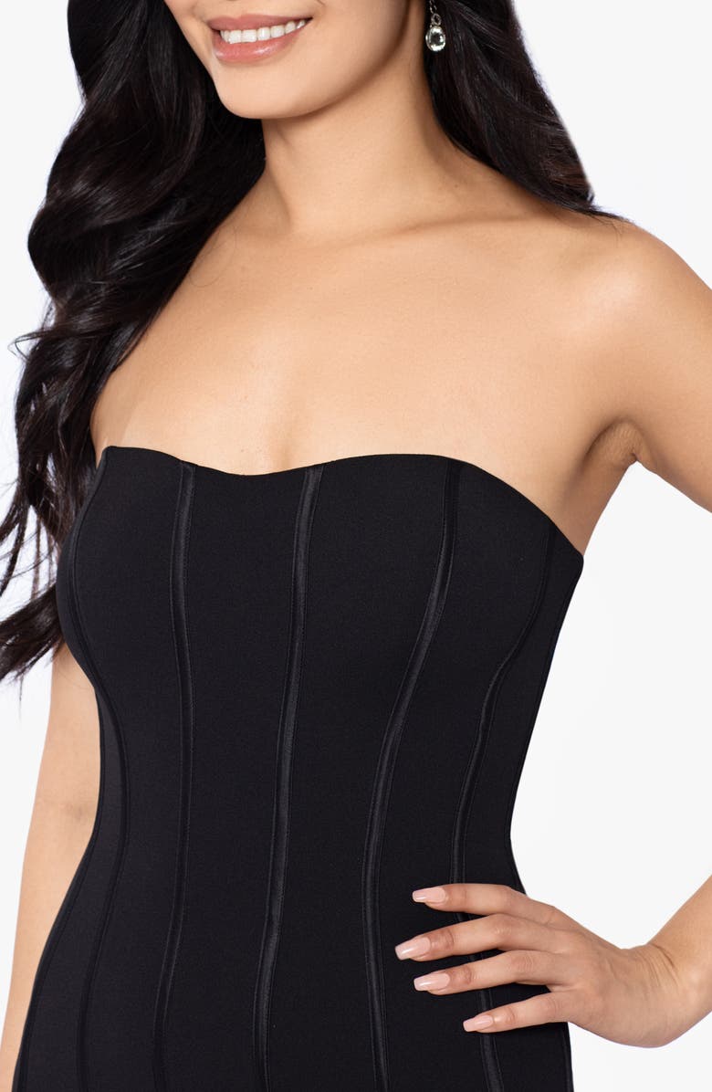 Xscape Evenings Strapless Scuba Knit Trumpet Gown, Alternate, color, 