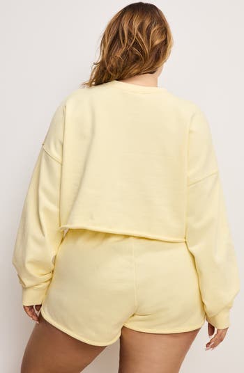 French Terry Crop Sweatshirt
