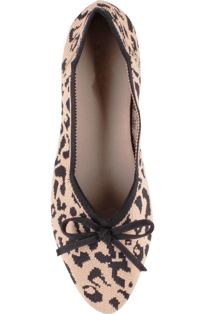 Tahari Tortuga Ballet Flat, Alternate, color, Cheetah