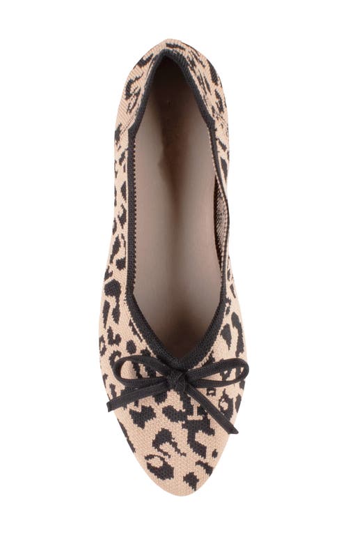 Tahari Tortuga Ballet Flat In Neutral
