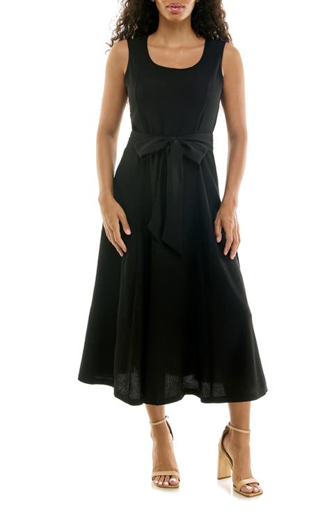 Sylvia Waffle Knit Midi Dress
