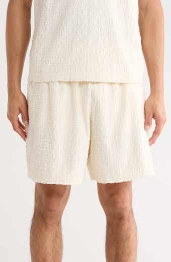 PURPLE BRAND Logo Terry Pull-On Shorts
