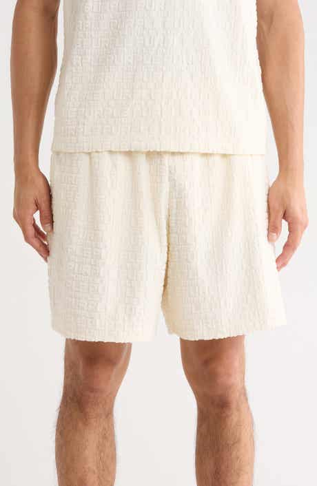 PURPLE BRAND Logo Terry Pull-On Shorts