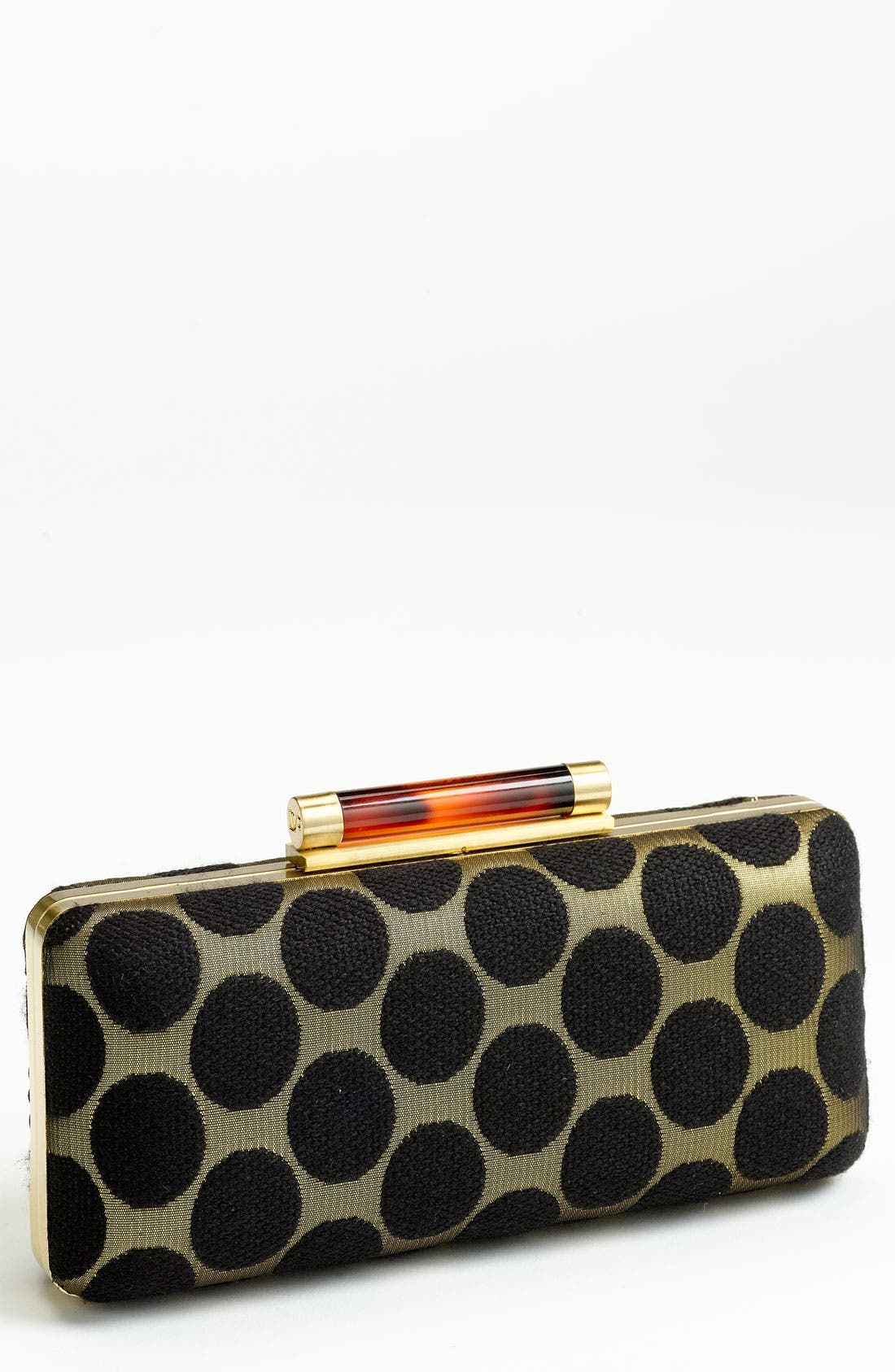 Diane von Furstenberg 'Tonda' Print Cotton Clutch, Main, color, 